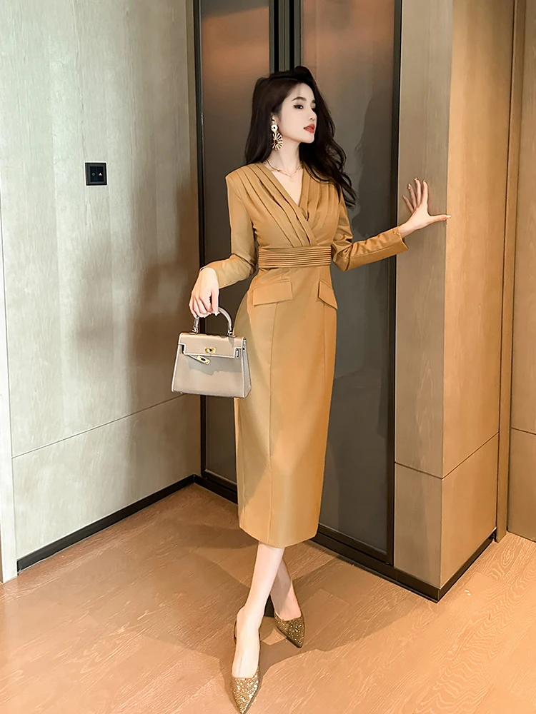 Платье Yujie для взрослых длинный костюм европейские товары в стиле ретро женская