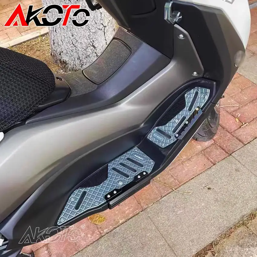 Фото Аксессуары для мотоциклов для Yamaha NMAX155 Nmax125 NAX 155 NAMX 125 2020 2021 2022 2023, модифицированные нескользящие подножки, педаль №4