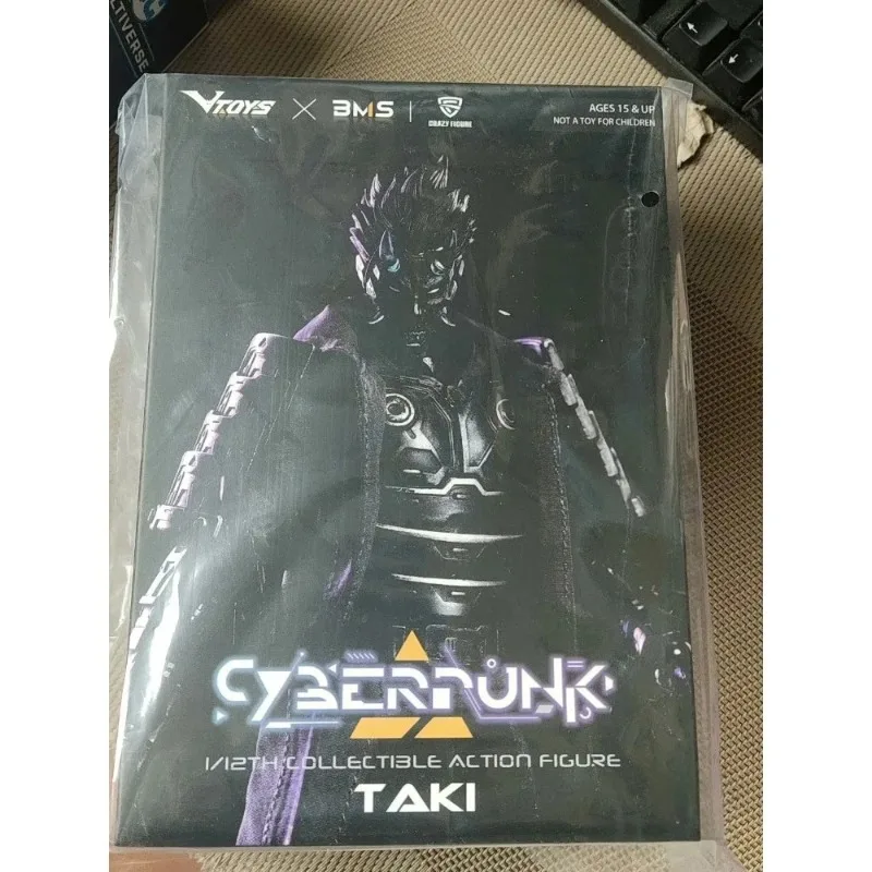 Фото Специальное предложение: В наличии коллекционная фигурка Vtoys Bms 1/12 Cyberpunk Samurai Taki с взаимозаменяемыми масками для взрослых, модель VSD010. №2