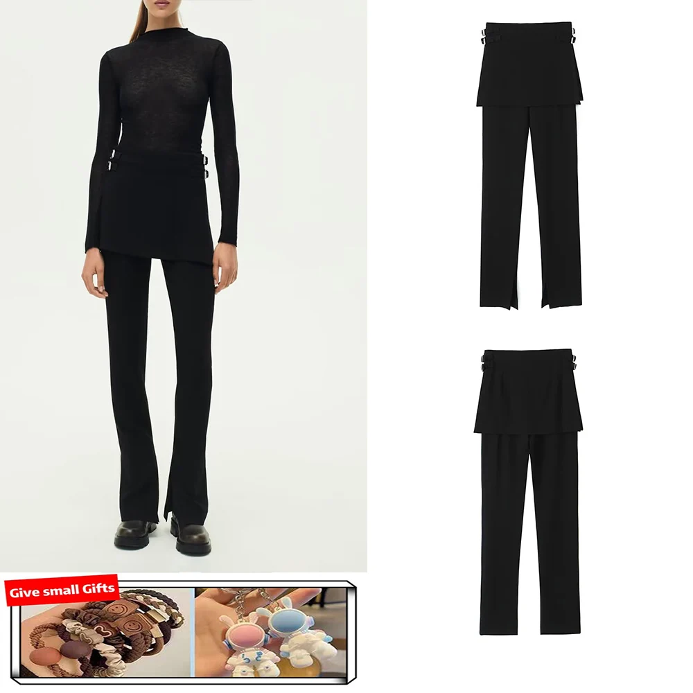 

Новинка Осенняя Женская одежда Модная облегающая универсальная юбка в европейском и американском стиле