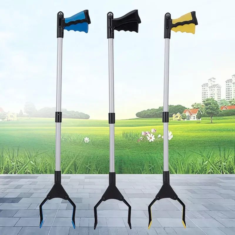 

Folding Household Garbage Picker Alloy Trash Grabber Waste Leaves Pick Cleaning Up Clip Garden For Garden Tool Tool