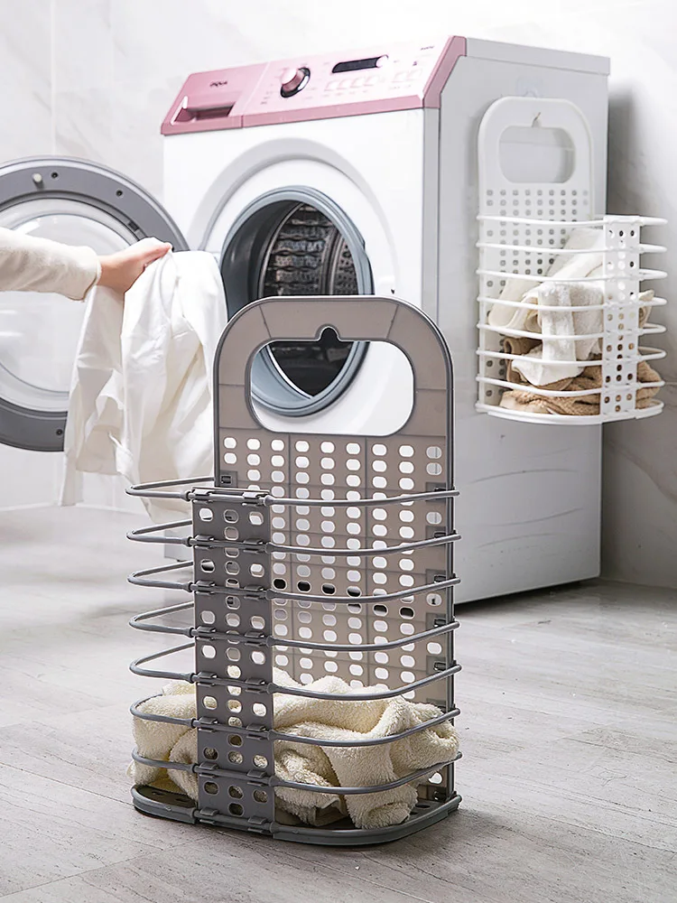 

Foldable Laundry Basket Dirty Clothes Storage Basket Storage Rack Wall Hanging Dirty Clothes Basket Wall Hanging Laundry Basket