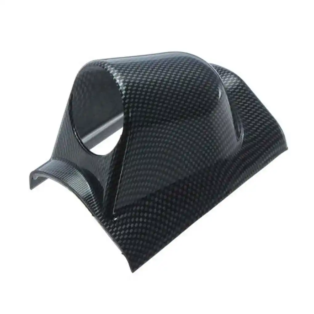 

52 мм черный углеродный зернистый Универсальный с одним отверстием A-Pillar для гоночных автомобилей грузовиков лодок манометр держатель для приборной панели