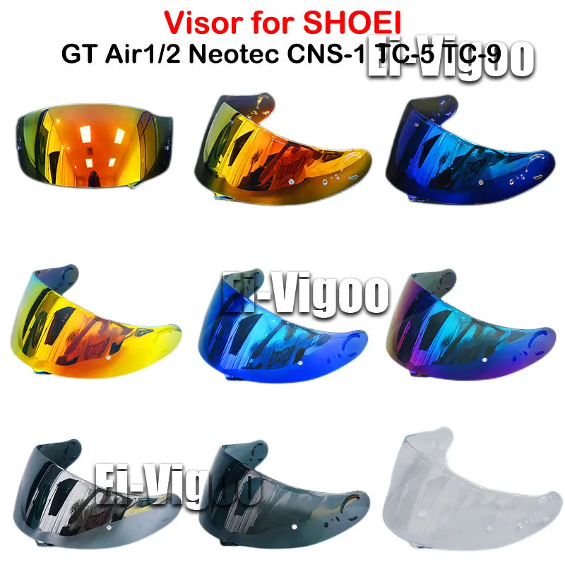 Helmet Visor for SHOEI GT Air Neotec CNS-1 TC-5 TC-9 GT Air 2 Helmet Shield Uv Cut Casco Moto Face Shield Visera Windshield