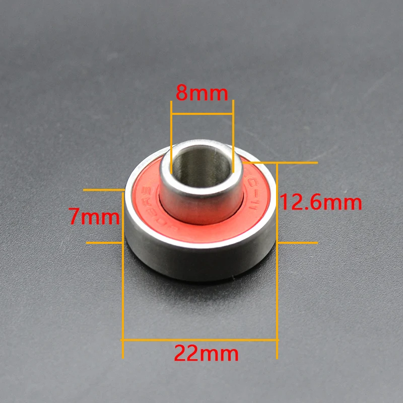 8 шт. подшипник 608 RS 8x22x7 мм