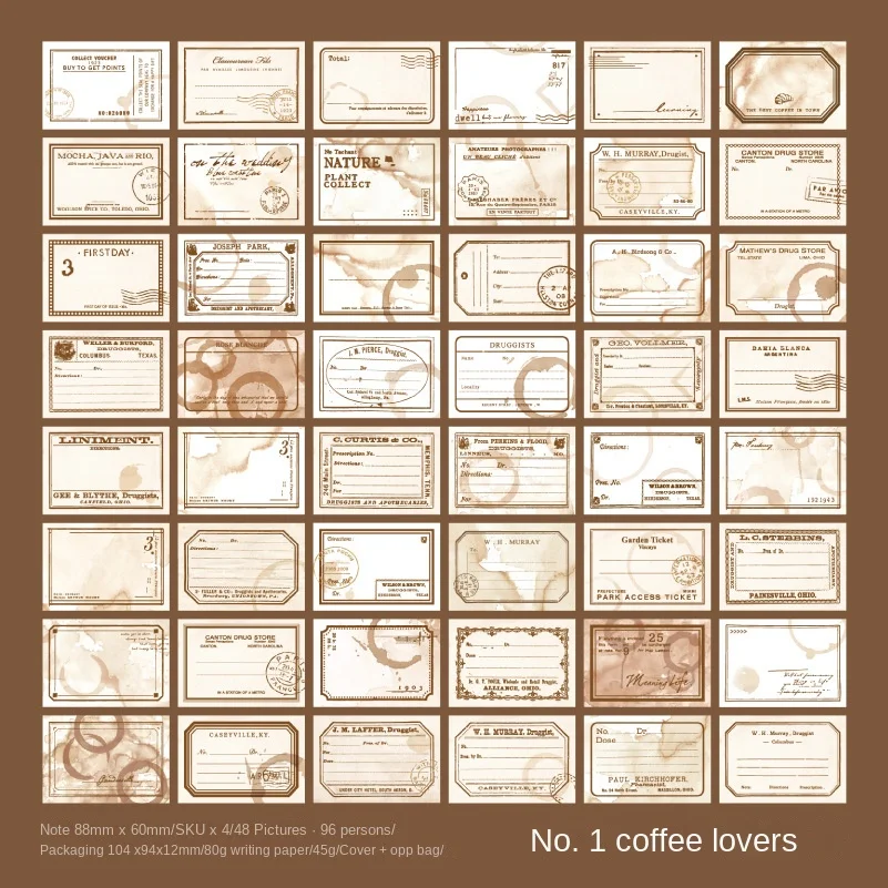 

Card Lover Винтажный блокнот