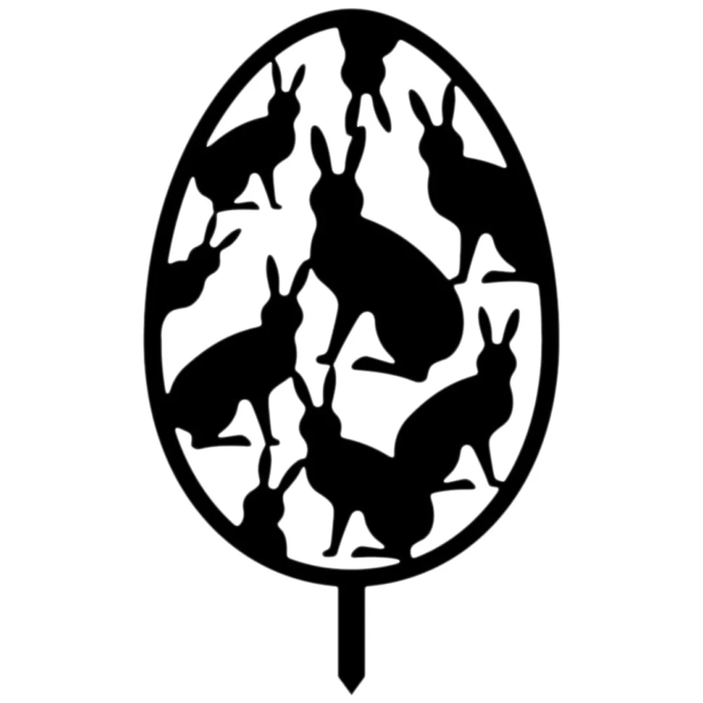 

Yard Easter Stake Sign Bunny Egg Garden Lawn Stakes Rabbit Decoration Signs Gnomes Party Supplies Decorations