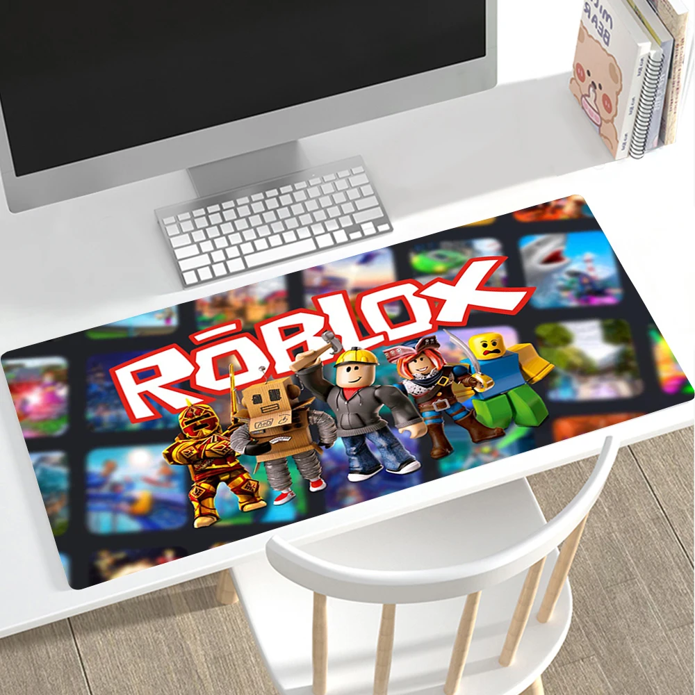 

Robloxes Gaming Mouse Pad Anime Keyboard Mat Desk Protector Pc Accessories Deskmat Mousepad Gamer Cute Mause Pads Carpet Kawaii