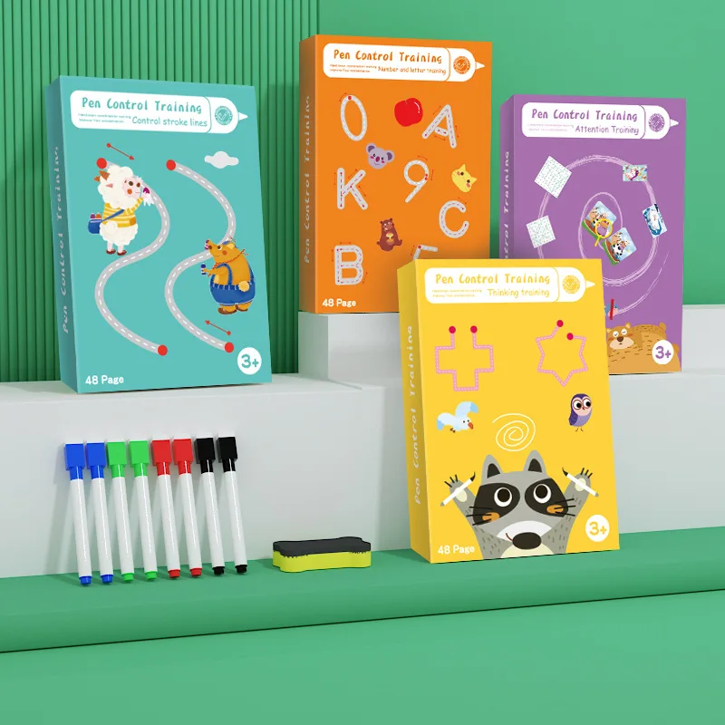 Учебник для рисования по методике Монтессори 48 страниц учебник упражнений