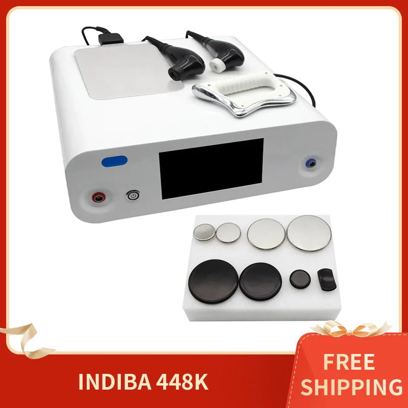 Thermo Therapy INDIBA 448K CET RET Radiofrequency Relieves Pain Lifts Firming Skin Accelerates Lymphatic Circulation