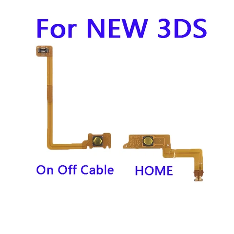 Кабель выключателя питания Кнопка ВКЛ./ВЫКЛ. С заменой гибкого кабеля для Nintendo для новой игровой консоли 3DS для 3DS XL LL Home Butto