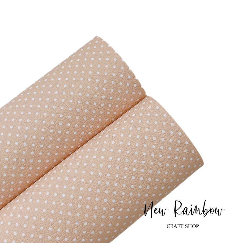 Новая коллекция радужных цветов 22x3 0 см/A4 в горошек из искусственной кожи для