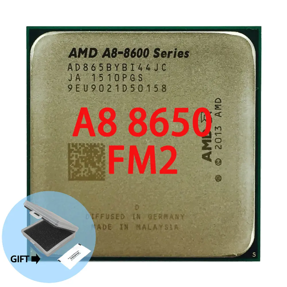 

AMD A8-Series A8-8650 A8 8650 A8 8650B 3.2 GHz Quad-Core CPU Processor AD8650YBI44JC Socket FM2+