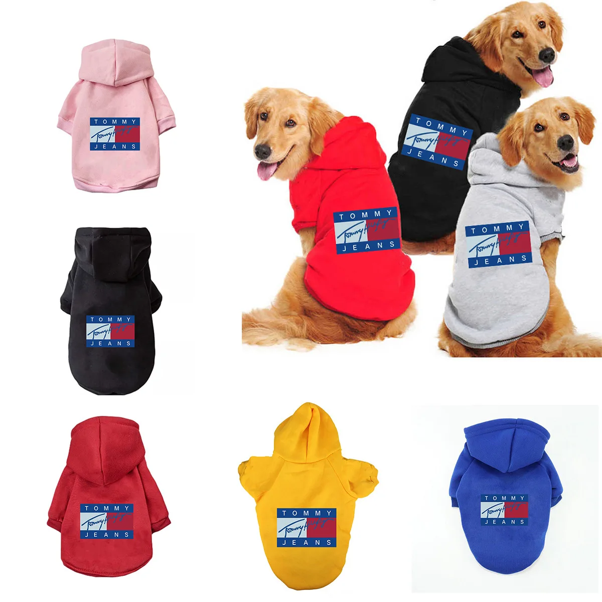 

Winter Warm Dog Clothes Cotton Hoodies Clothes for Dogs Pet clothing for Small medium dogs Costumes Coat For Cat French Bulldog