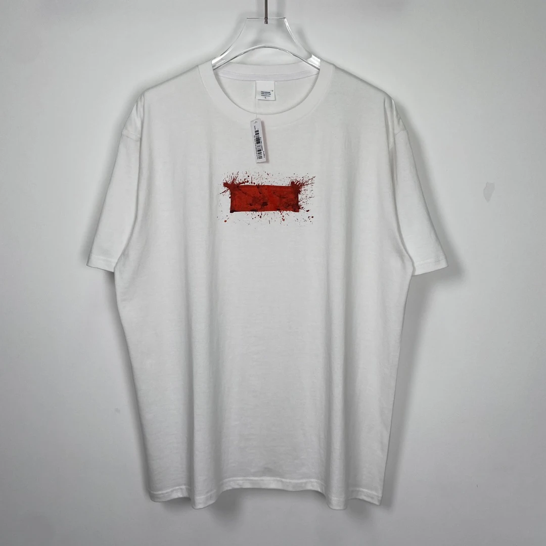 

# S-Rank # 22SS футболка с логотипом RALPH Box, хип-хоп, уличная одежда, оверсайз, 100% хлопок, футболка с коротким рукавом, Мужская футболка S/S