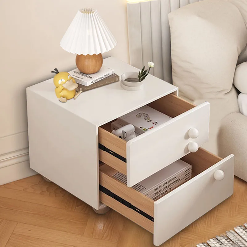 

Маленькая ночная тумбочка для спальни, нордический минималистический современный столик с выдвижными ящиками, милые мешки для хранения, мебель