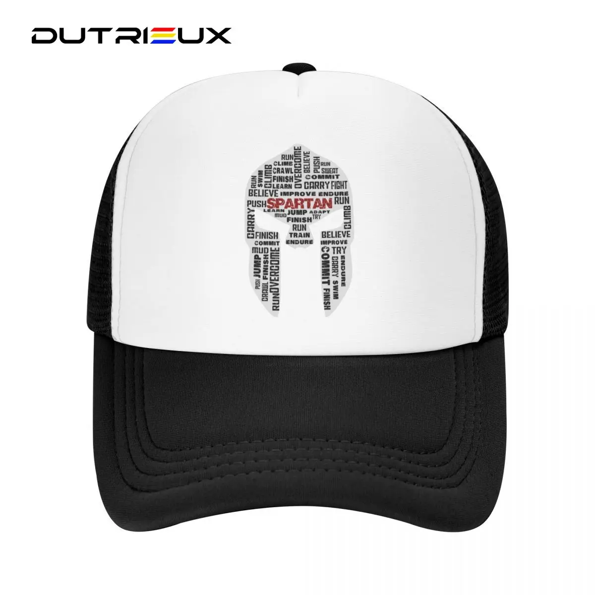 

DUTRIEUX Fashion Unisex Spartan Race Helmet Trucker Hat Adult Sparta Spirit Baseball Cap Women Men Sports Snapback Caps