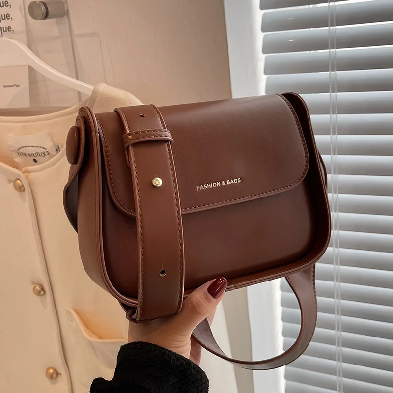 

Popular Wide Shoulder Strap Small Bag Women's 2022 New Texture All-match Messenger Small Square Bag High-quality Shoulder Bag