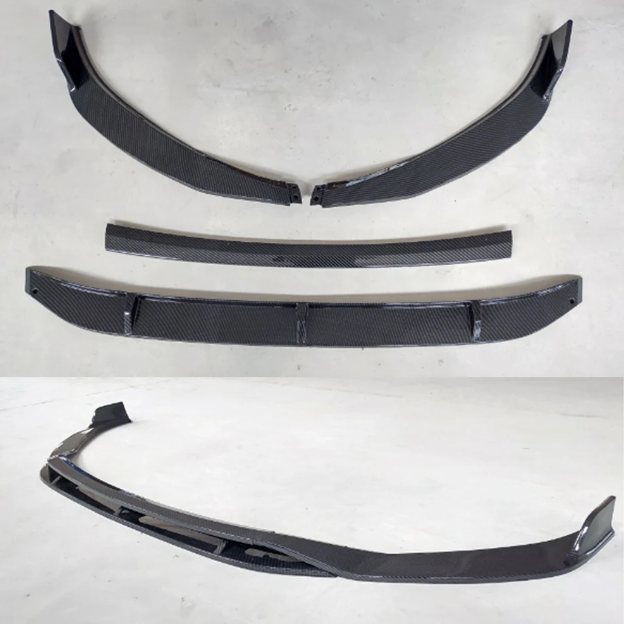 

Передний бампер, спойлер, нижний комплект кузова, диффузор, сплиттер, тюнинговая защита для VW Jetta MK7 2019 2020 2021, ABS глянцевый черный