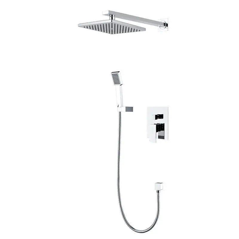 

European and American built-in wall-mounted concealed shower set bathroom