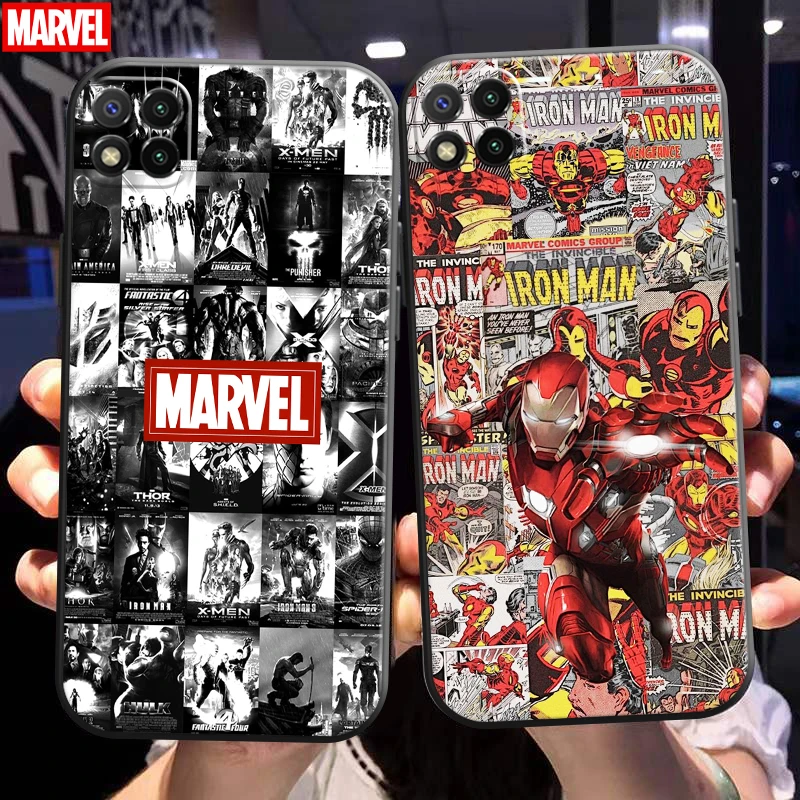 

Marvel Comics Logo Phone Case For Xiaomi Redmi 9C Coque Carcasa Soft Back Silicone Cover