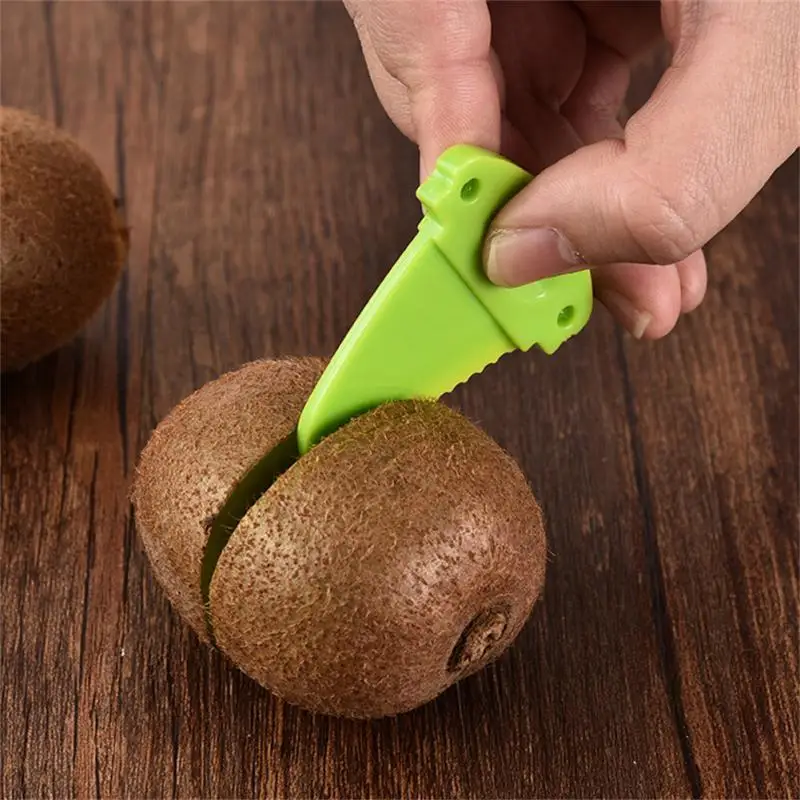 

Stainless Steel Kiwi Cutter Kitchen Accessories Kiwifruit Slicer Fast Kitchen Tool Fruit Kiwi Cutter Peeler Kitchen Accessories