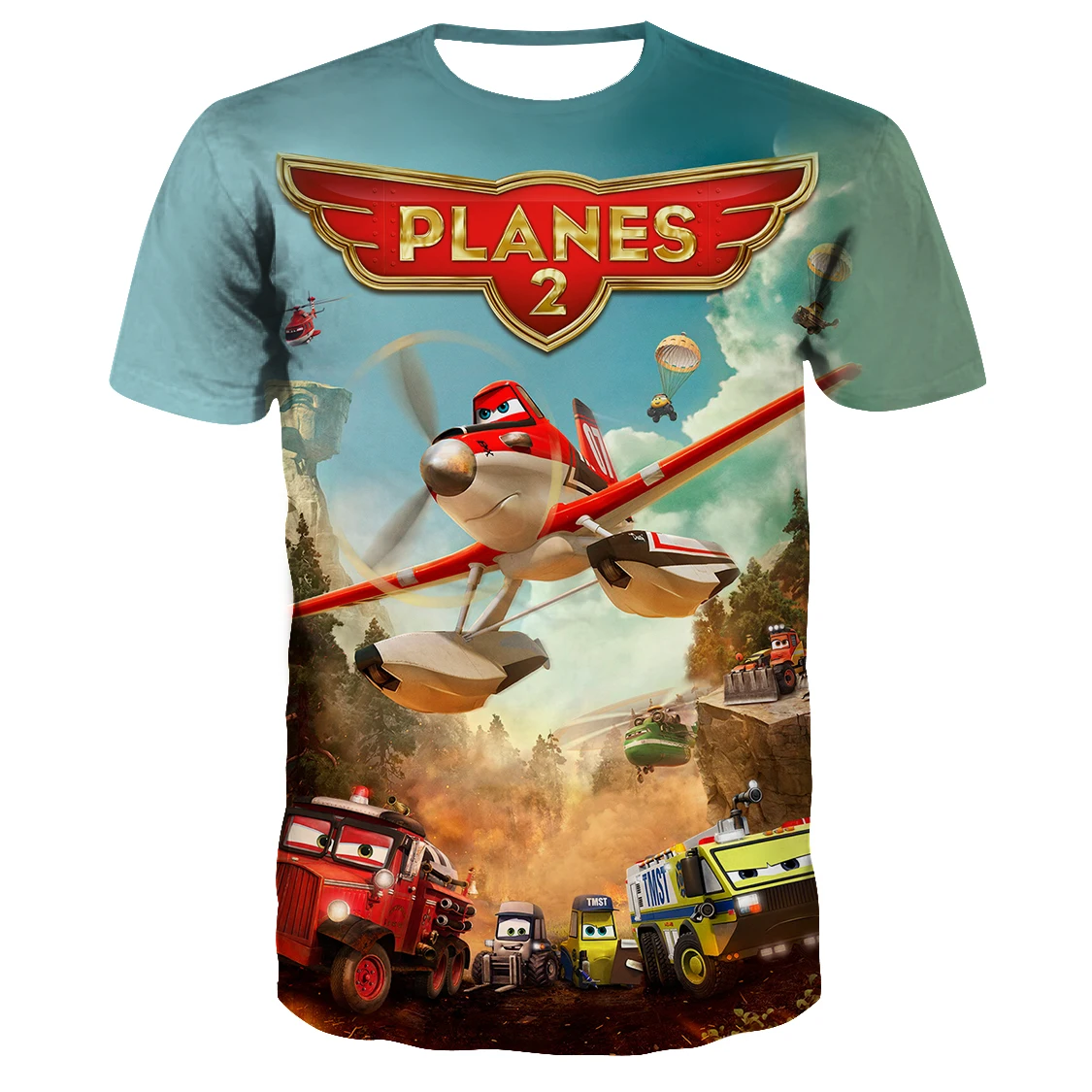 

Disney Movie Planes T Shirt Kids Streetwear Short Sleeve Children's Tshirts Boys Girls Men Women Clothing T-shirt Tops