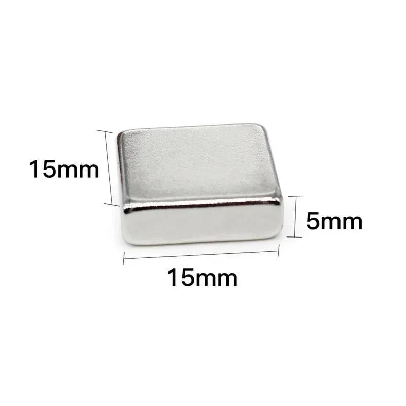 N35 15x15x2 15x15x3 15x15x5 15x15x10 Прямоугольный блок Неодимовый Сильные магниты Промышленные