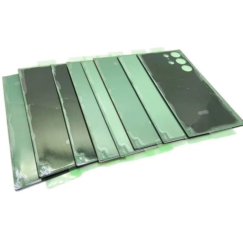 Чехол для Samsung Galaxy S23 Ultra 5G Крышка батарейного отсека стеклянный задний на клейкой