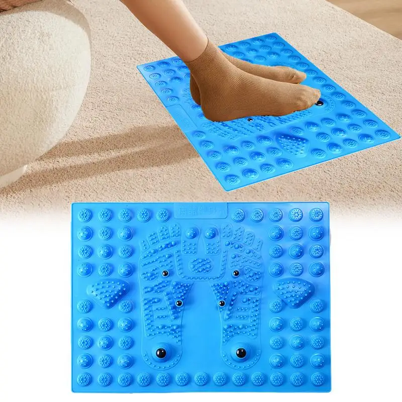 Массажер для точек давления ног 6 магнитов подушка массажный коврик практичный