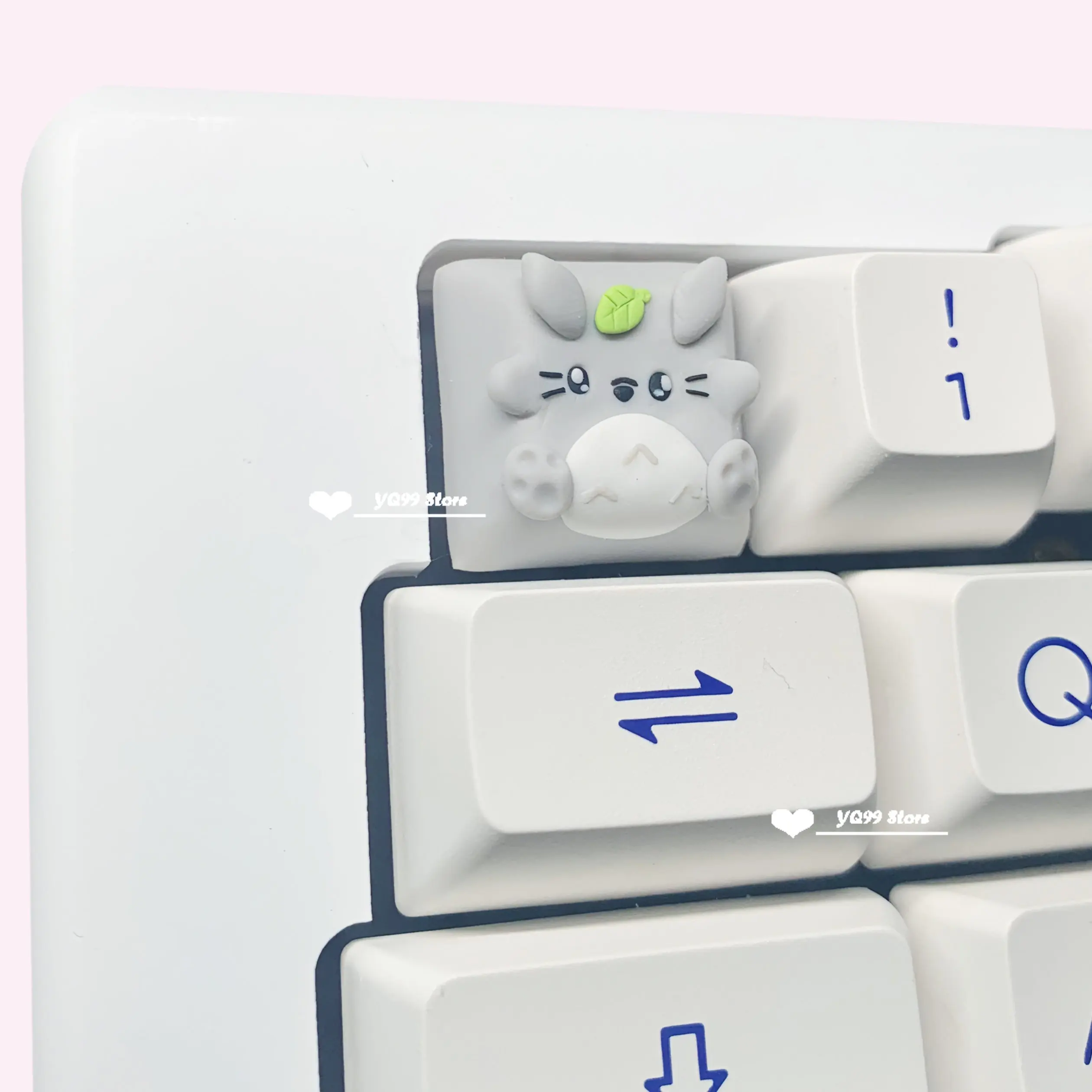 Keycap Personalidade Handmade tridimensional Keycap Rosa Branco Roxo ESC Lovely Keycaps