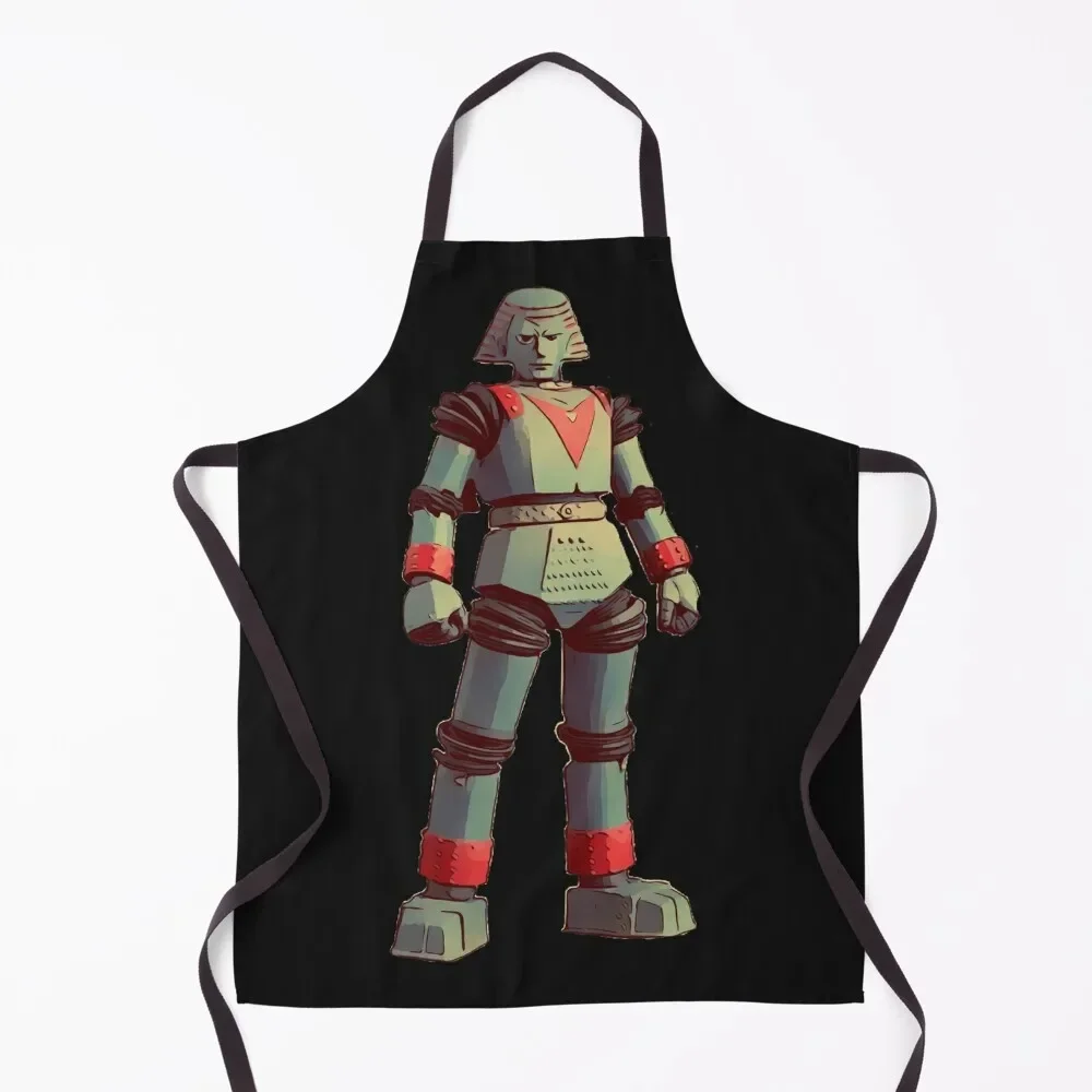 Фартук с гигантским летающим роботом предметы домашнего обихода кухонные