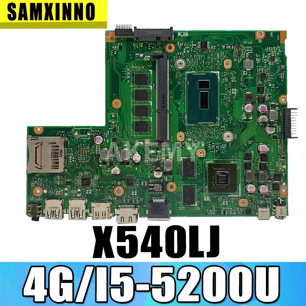 

Новая материнская плата для ноутбука 90NB0B10-R00050 X540LJ REV2.1 Материнская плата ASUS X540L F540L X540LJ 4G/I5-5200U GT920M (V2G)
