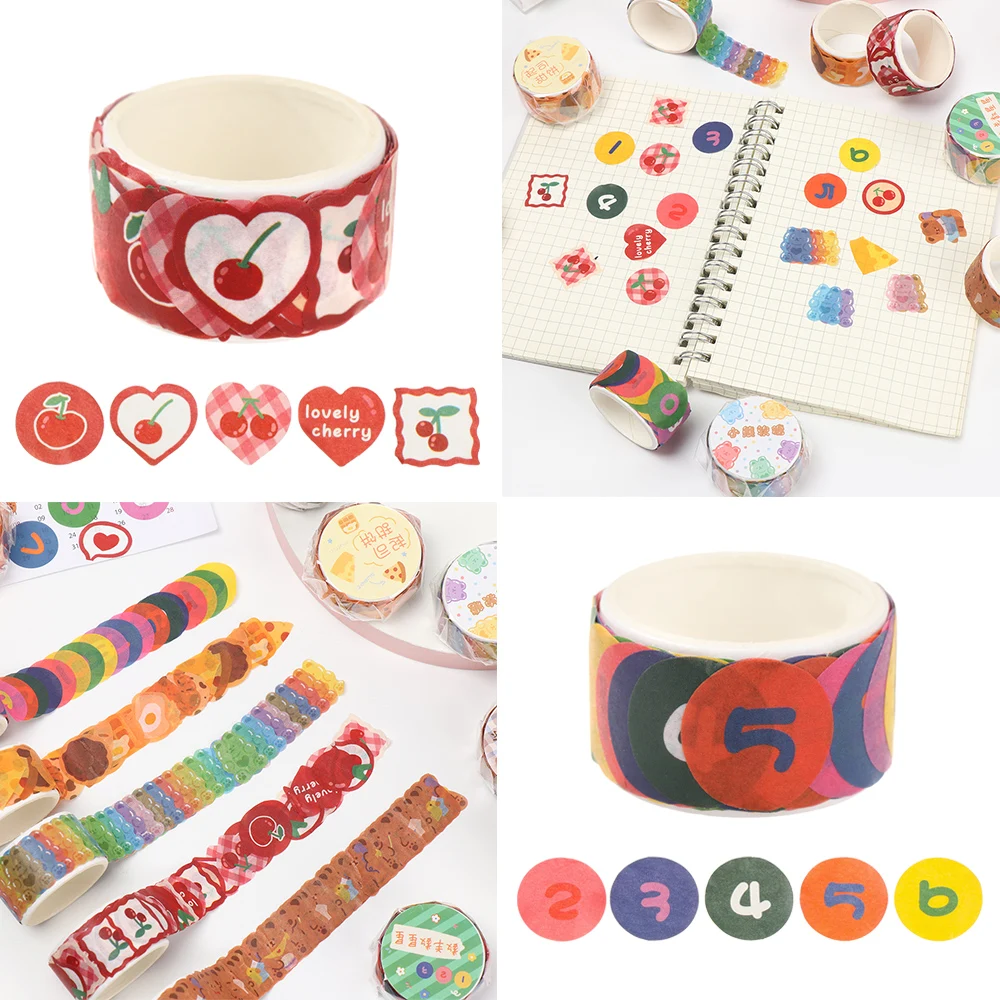 

Adhesive Decorative Stationery DIY Diary Label Scrapbooking Sticker Washi Tape Sticky Paper