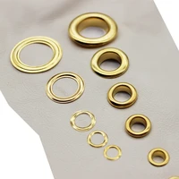 golden eyelet with washer leather craft repair grommet 3mm 4mm 5mm 6mm 8mm 10mm 12mm 14mm 17mm 20mm