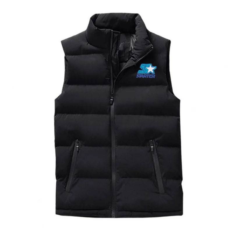 2022 Brand STARTER men's sleeveless jacket autumn and winter fashion men's vest jacket men's stand collar warm vest clothes