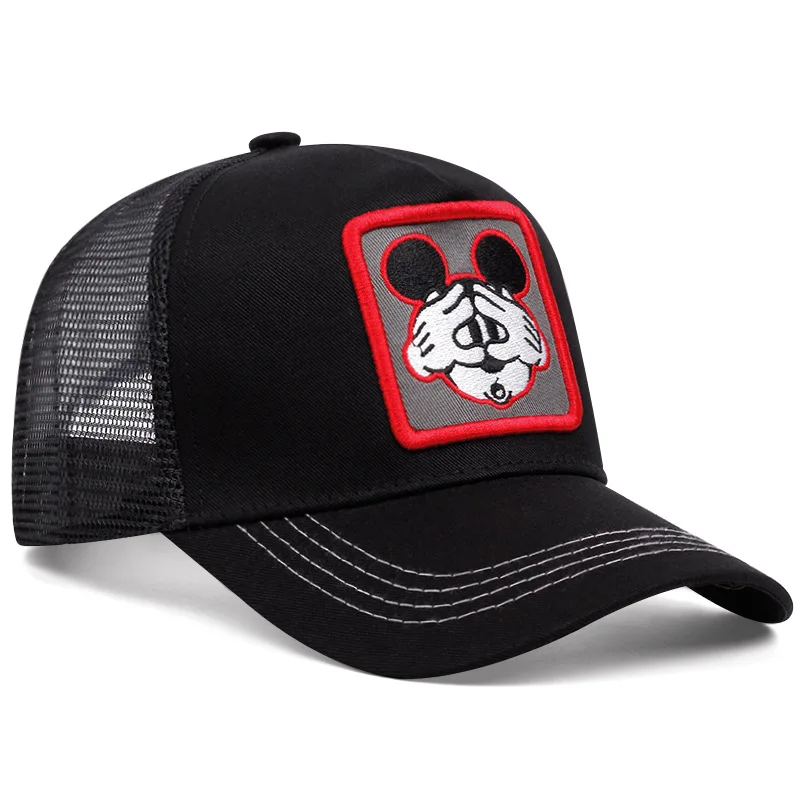 Бейсболка Disney с Микки Маусом летняя дорожная Кепка заостренным верхом Мужская