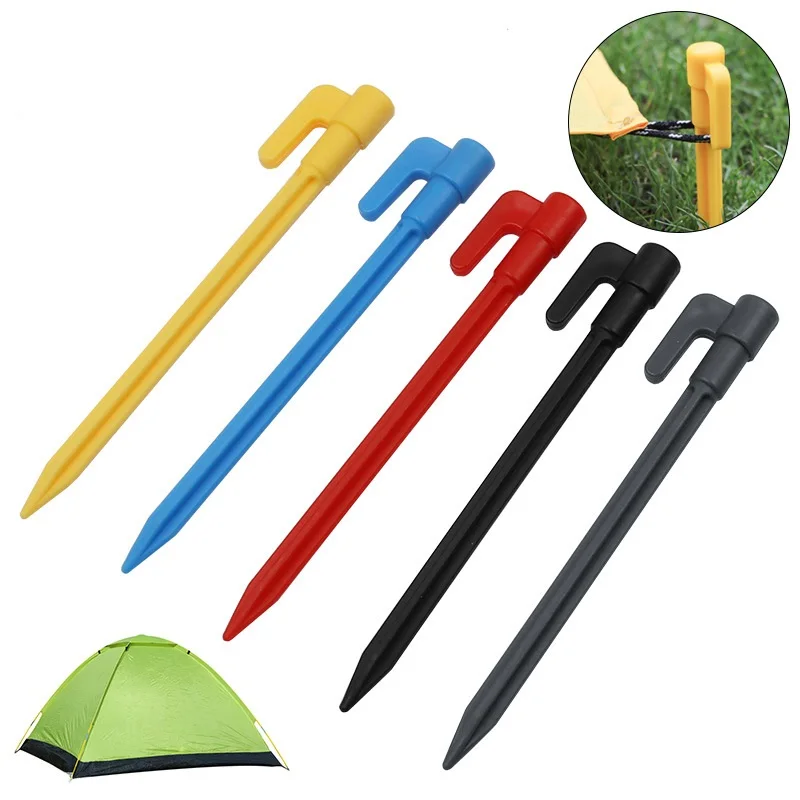 

Outdoor camping tent plastic nails greenhouse sunshade net beach mat windproof fixed nails grass cloth nails fixed ground nails