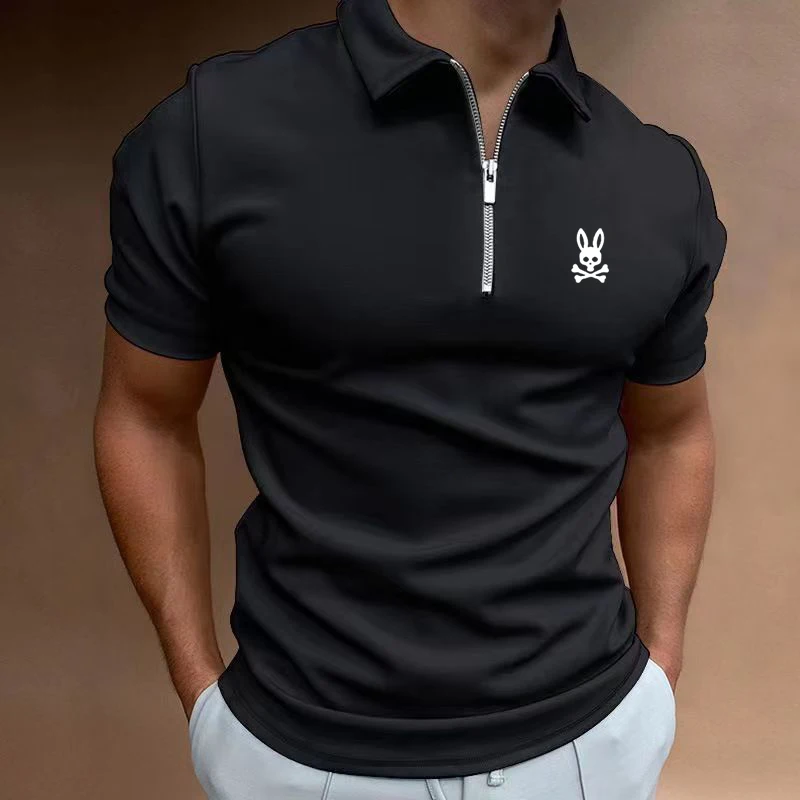 

Модная Молодежная Футболка 2023, летние высококачественные мужские рубашки поло, повседневный удобный дышащий топ с коротким рукавом, мужская рубашка Поло