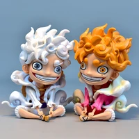 13cm one piece luffy gear 5 anime figure sun god nikka pvc action figurine statue collectible model doll for children gift toys