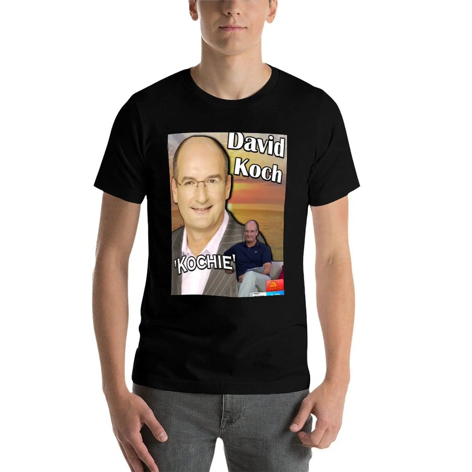 Фото Футболка David 'Kochie' Koch, спортивная базовая модель с коротким рукавом. №4