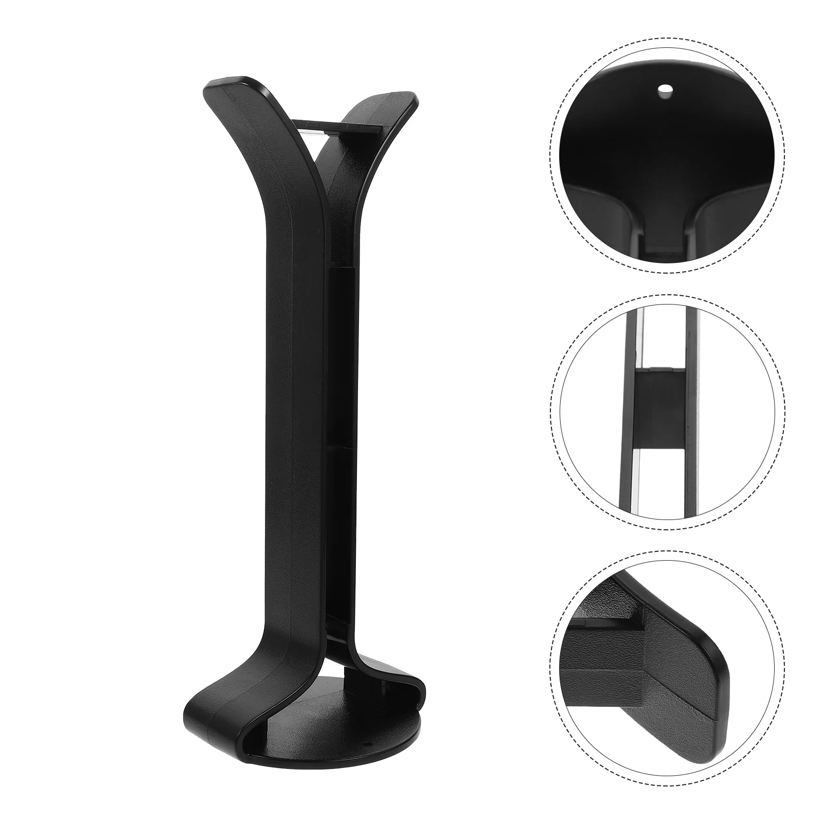 

1 Pc Desktop Headset Stand Universal Desk Headset Stand for Studio (Black)