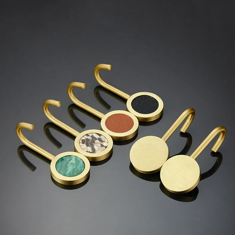 

5/10pcs Aluminum Alloy Self Adhesive Wall Hook Bathroom Door Kitchen Towel Hanger Key Holder Coat Bag Organizer Accessories