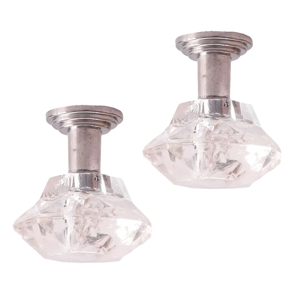 

2Pcs Miniature Hanging Lamp Simulation Lamp Adornment Ceiling Lamp Ornament
