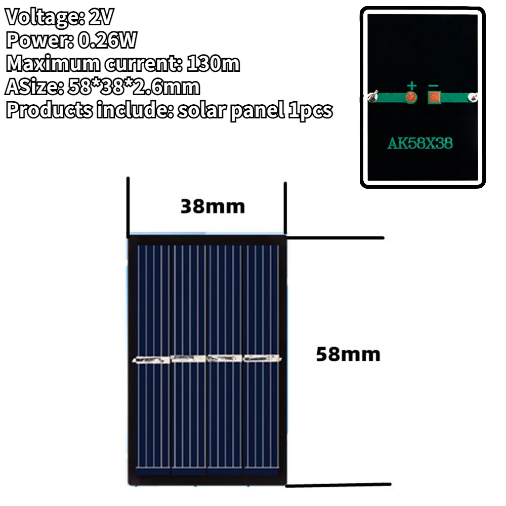 солнечная панель Комплект солнечных панелей 2 в никель-металлогидридное