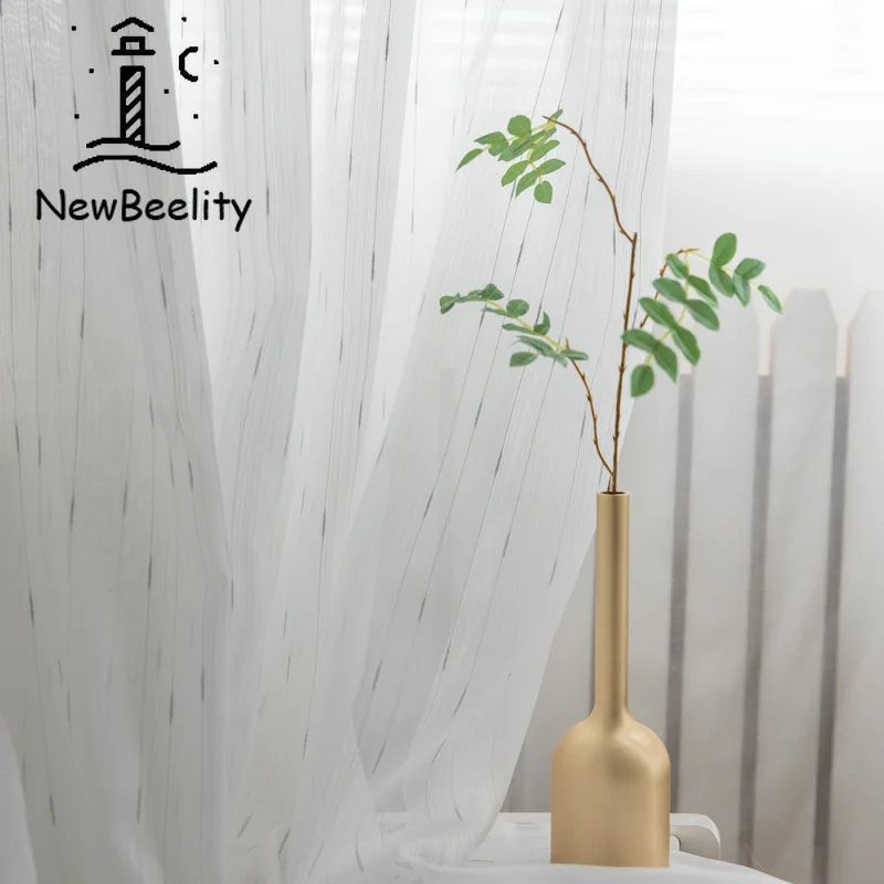 

Современные занавески для гостиной, столовой, спальни, простые Серебристые бамбуковые жаккардовые оконные экраны для балкона светильник н...