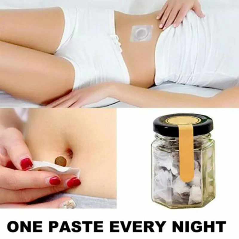 

30 Pcs Herbal Slimming Tummy Pellet Sticker Set Lose Weight Belly Burning Patch Sheet Mugwort Navel Sticker For Men And Women