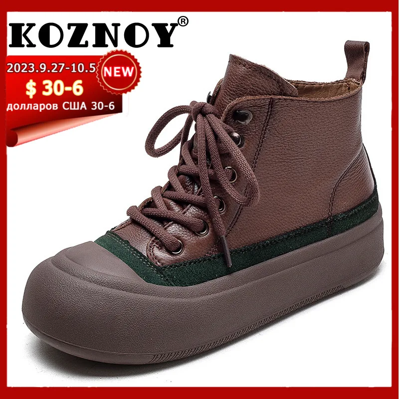 

Женские ботильоны из натуральной коровьей кожи, на молнии, 4 см