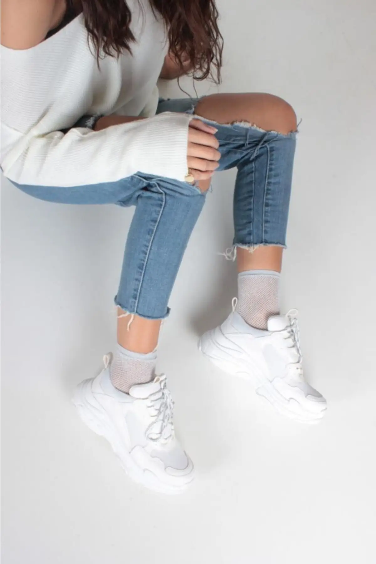 

Women's Sneakers Casual Fashion Comfortable Platform Female Vulcanized Shoes High-Top Sneakers