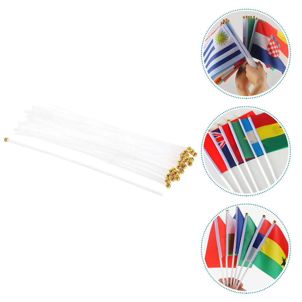 

Supplies Flag Pole Festive Wear-resistant Flagpole DIY Meeting Room Party Sports Decor